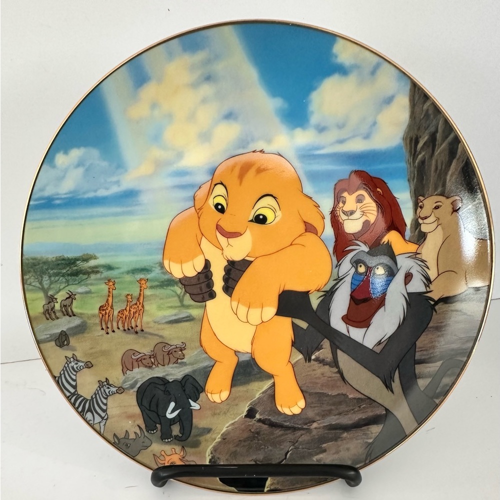 Lion King Collectible Plate Disney